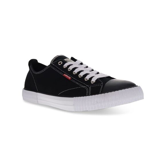 LEVI'S Mens Navy Removable Insole Anikin Round Toe Lace-Up Sneakers Shoes 10